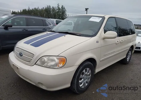 2004 Kia Sedona Ex/Lx from USA, damaged, VIN KNDUP131746545090